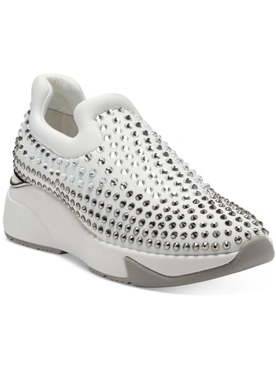 Inc Oneena  Womens Performance Lifestyle Slip-on Sneakers In White