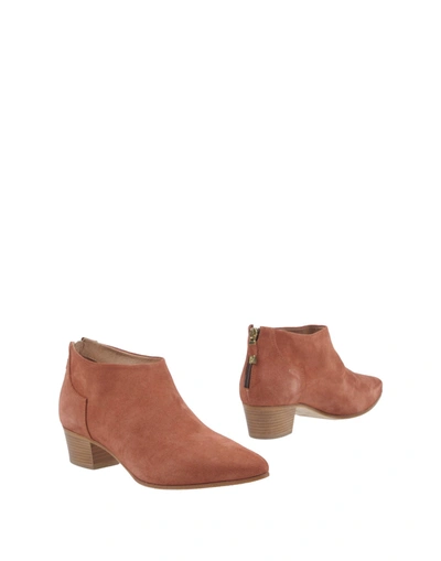 Alberto Fermani Ankle Boots In Brown