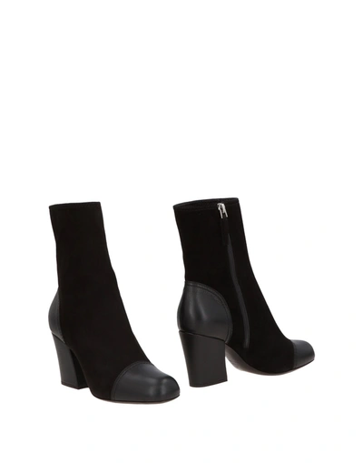 Giorgio Armani Ankle Boots In Black