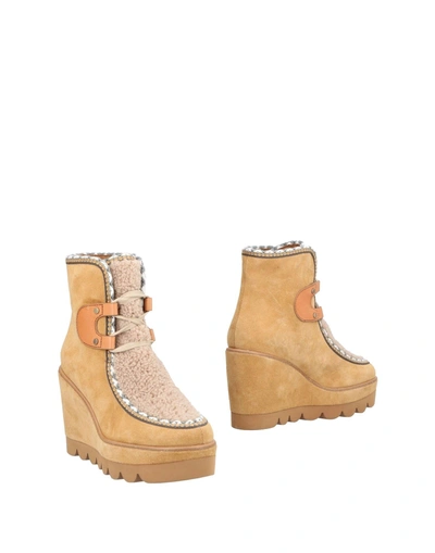 See By Chloé Ankle Boot In Ocher