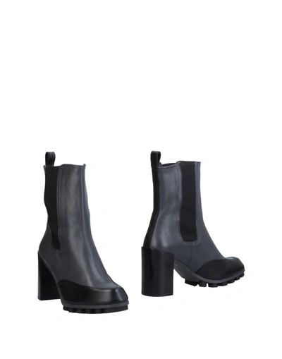 Robert Clergerie Ankle Boots In Lead