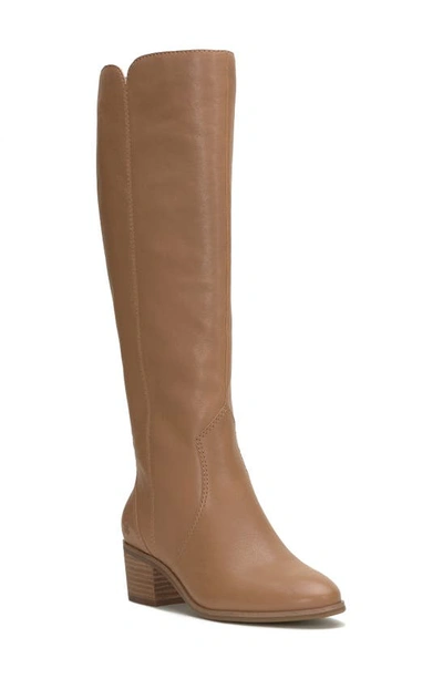 Lucky Brand Women's Cashlin Tall Western Boots In Latte Leather