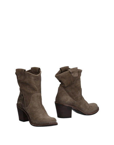 Fiorentini + Baker Ankle Boot In Military Green