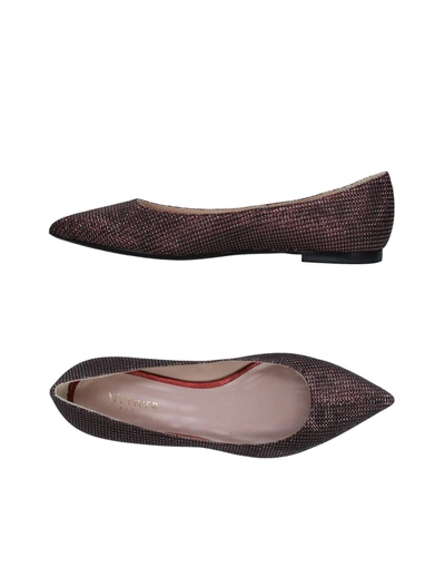 Vetiver Ballet Flats In Red