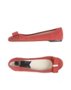 Michael Michael Kors Ballet Flats In Red