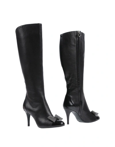 A.testoni Boots In Black