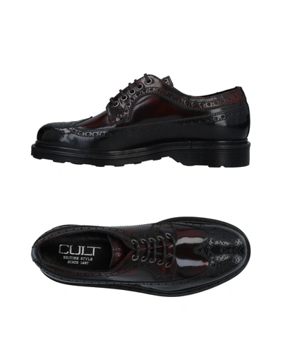 Cult Lace-up Shoes In Black