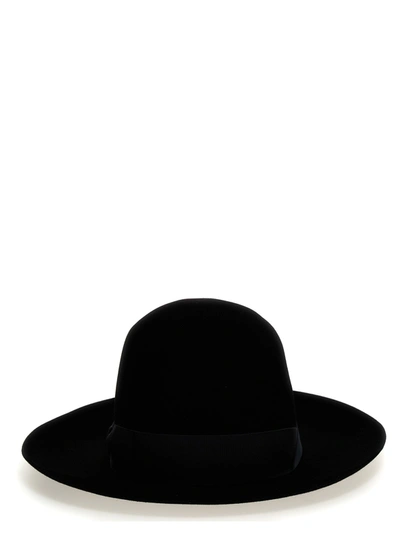 Borsalino Q.s. Folar Liscio Hats Black