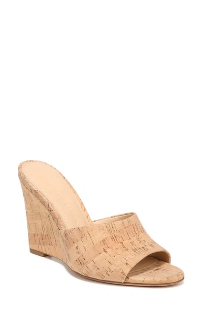 Veronica Beard Dali Wedge Sandal In Natural