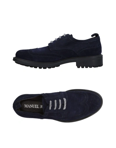 Manuel Ritz Lace-up Shoes In Dark Blue