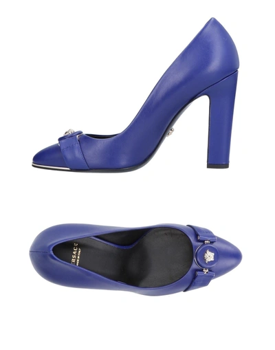 Versace Pump In Blue