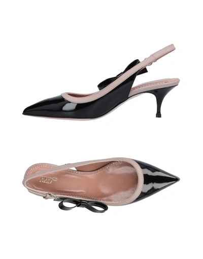 Redv Red(v) Woman Pumps Black Size 9 Soft Leather