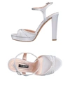 Albano Sandals In Silver