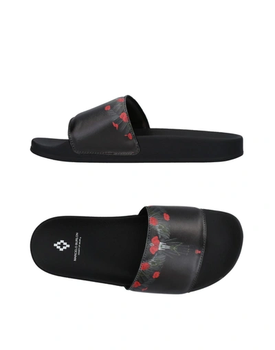 Marcelo Burlon County Of Milan Sandals In Black