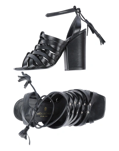 Angela Chiara Venezia Sandals In Black