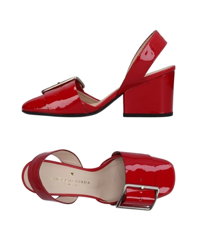 Angela Chiara Venezia Sandals In Red
