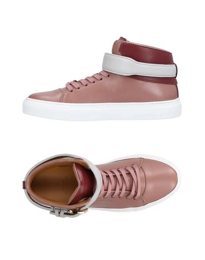 Buscemi Trainers In Pastel Pink