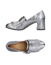 Pomme D'or Loafers In Silver