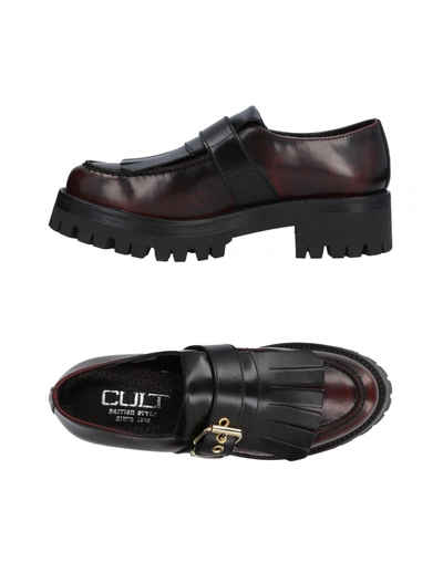 Cult Loafers In Maroon