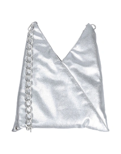 Mm6 Maison Margiela Cross-body Bags In Silver