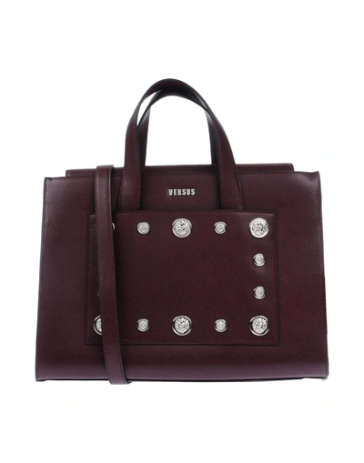 Versus Handbags In Maroon