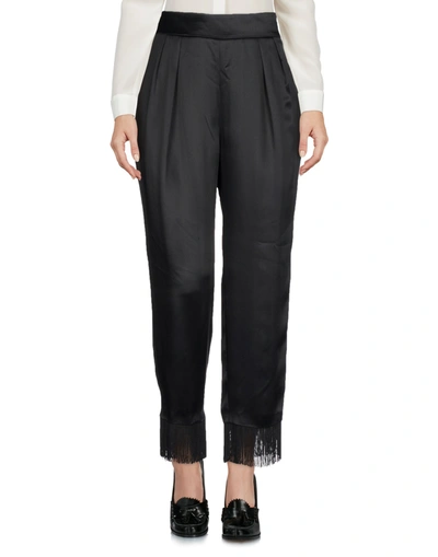 Anna October Cropped Pants & Culottes In Black