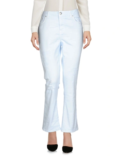 Aglini Casual Pants In Sky Blue