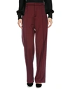 Space Style Concept Pants In Maroon