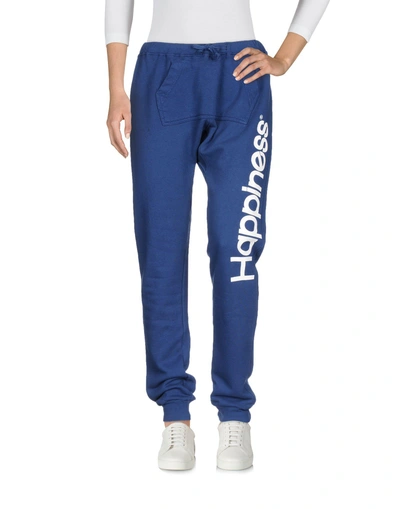 Happiness Casual Trousers In Blue