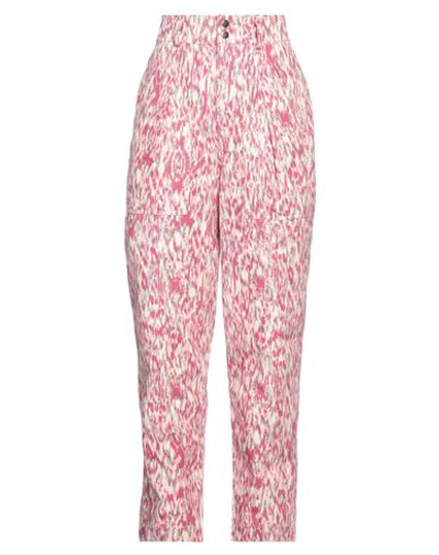 Isabel Marant Étoile Marant Étoile Woman Pants Fuchsia Size 6 Cotton In Pink