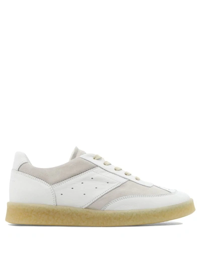 Mm6 Maison Margiela Sneakers With Inserts In White