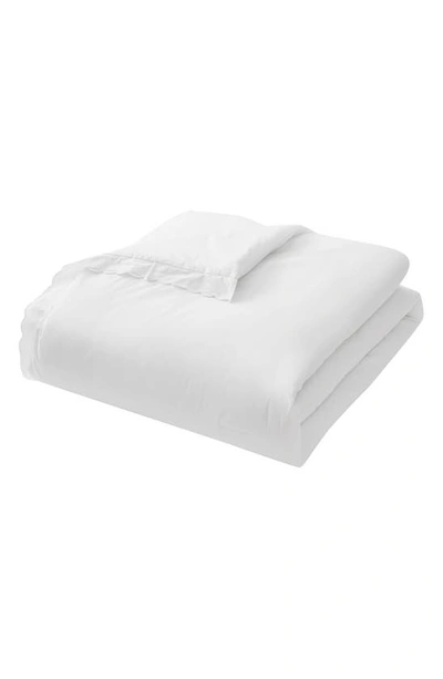 Vcny Home Scalloped Edge 100% Cotton Comforter Set In White