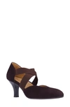 L'amour Des Pieds Brackley Pump In Chocolate