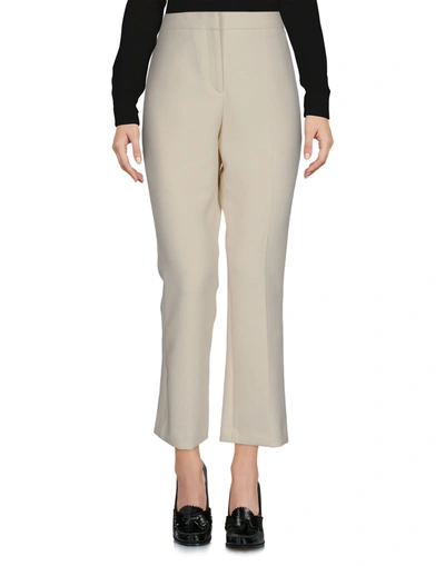 Theory Casual Trousers In Ivory
