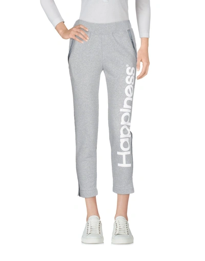 Happiness Casual Pants In Light Grey