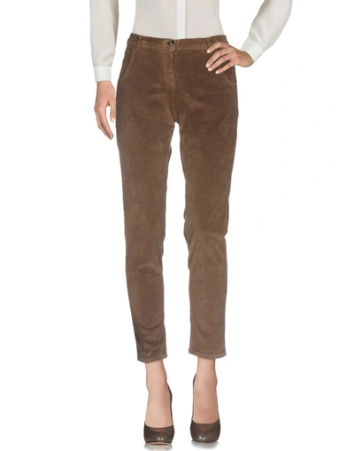 Woolrich Casual Pants In Dark Brown