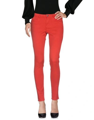Maison Scotch Casual Trousers In Red