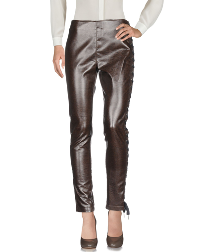 Pinko Pants In Dark Brown