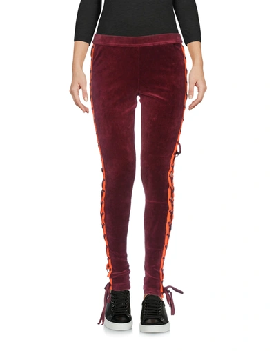 Fenty X Puma Leggings In Maroon