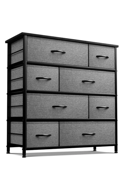 Sorbus 8-drawer Chest Dresser In Black