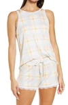 Honeydew Intimates All American Shortie Pajamas In Melrose Madras