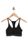 Calvin Klein Refined Rib Lightly Lined Bralette In Ub1 Black