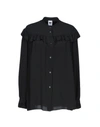 M Missoni Solid Color Shirts & Blouses In Black