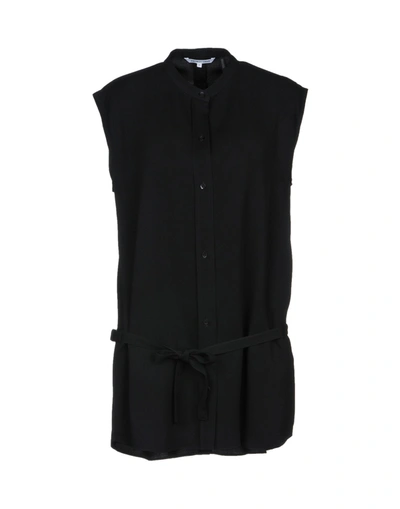 Helmut Lang Solid Color Shirts & Blouses In Black