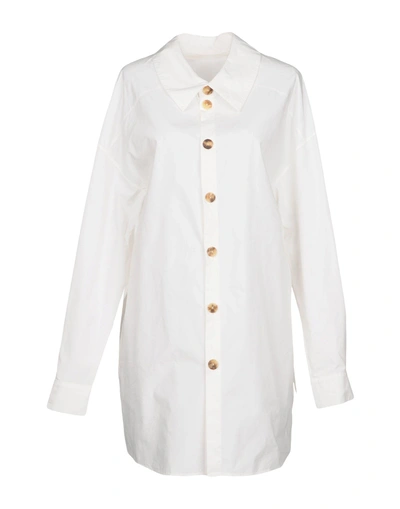 A.w.a.k.e. Solid Color Shirts & Blouses In White