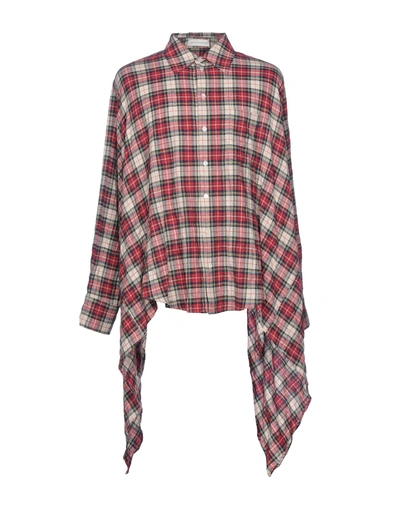 Faith Connexion Checked Shirt In Red