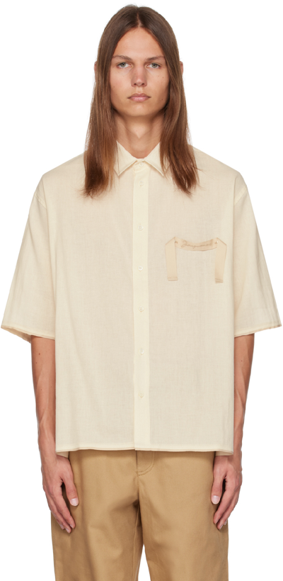 Jacquemus Off-white Le Papier 'la Chemise Cabri' Shirt