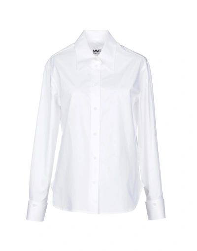 Mm6 Maison Margiela Shirts In White