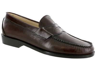 Sas Men's Penny 40 Slip On Loafer - Narrow Width In Cordovan In Pink
