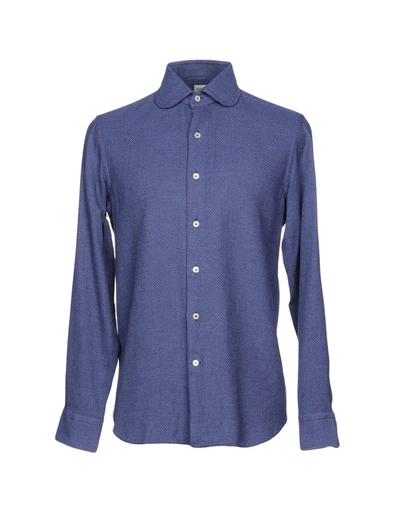 Alessandro Gherardi Shirts In Blue